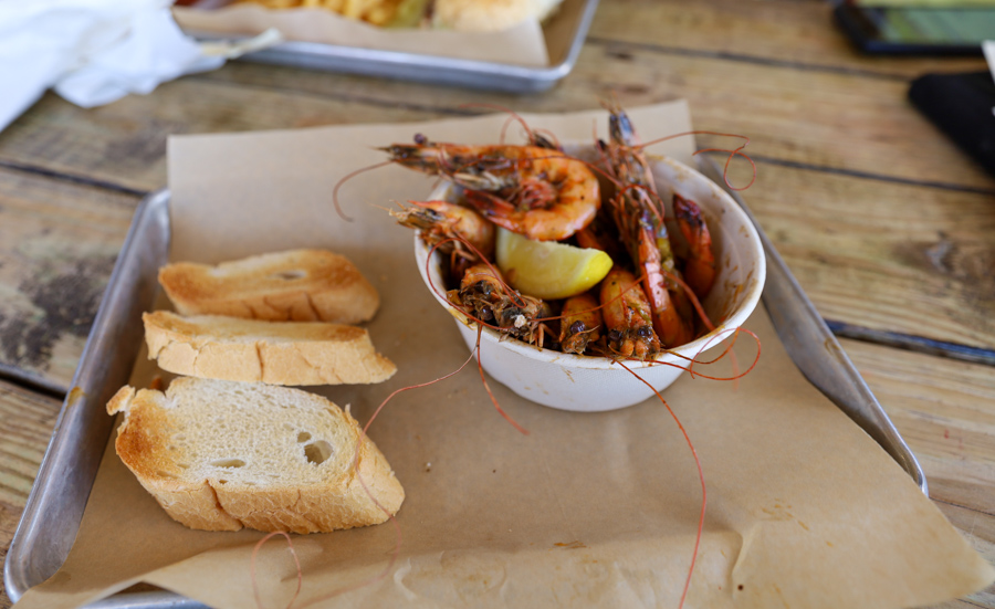 BBQ Shrimp from Cafe Nola on Pensacola Beach